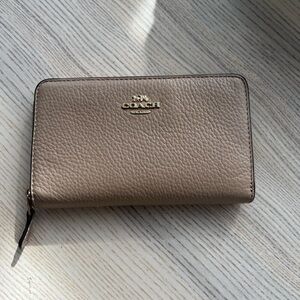 Coach Tan Leather Wallet